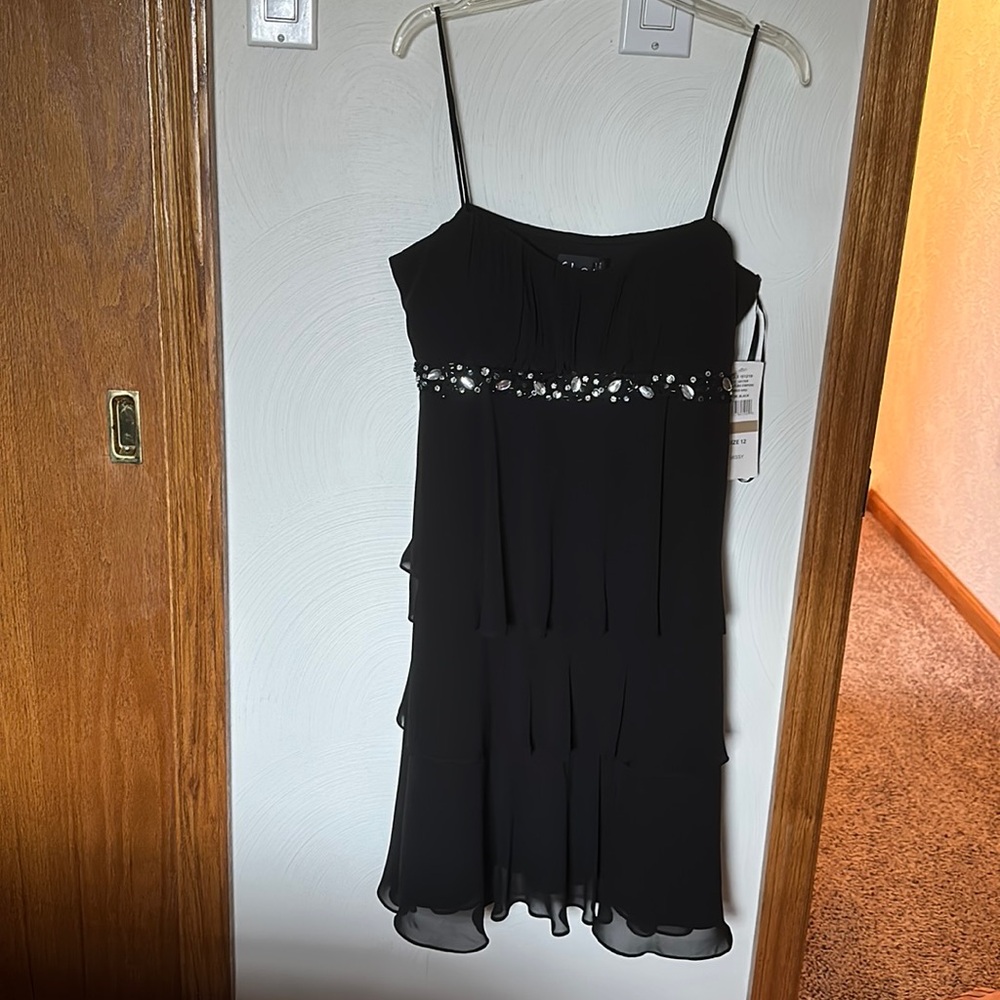 Nwt long length cocktail dress size 12, never worn